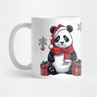 cute panda santa Mug